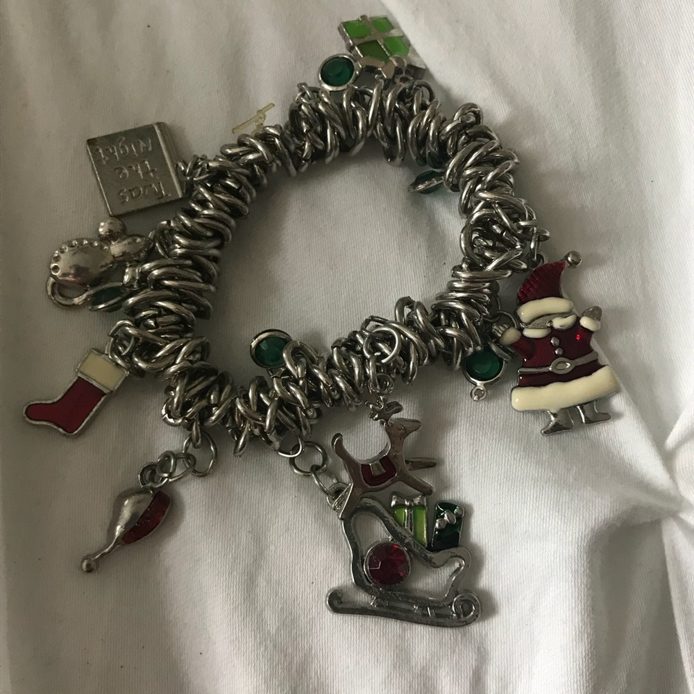 Christmas charm bracelet